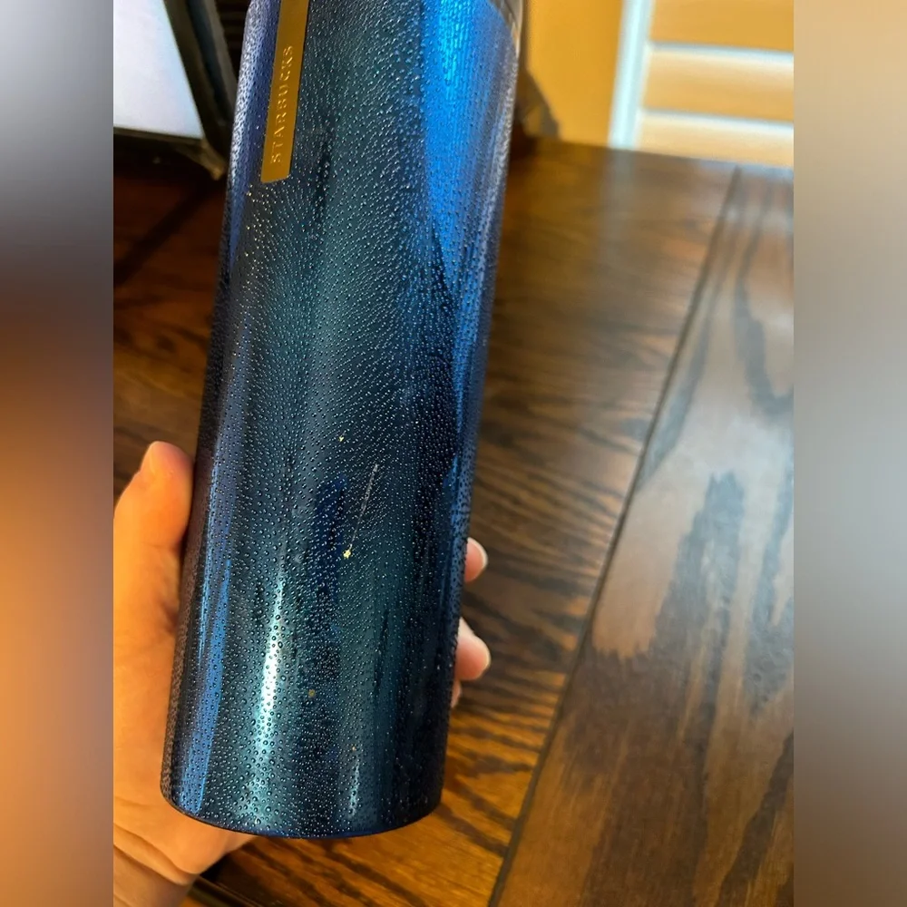 Starbucks blue tumbler